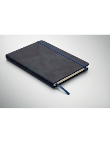 TINT Carnet A5 en PU effet patine Matières : papier recyclé Couleurs : bleu personnalisation sur mesure