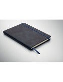 TINT Carnet A5 en PU effet patine Matières : papier recyclé Couleurs : bleu personnalisation sur mesure
