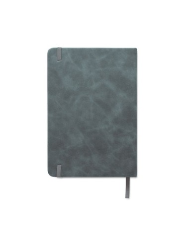TINT Carnet A5 en PU effet patine Matières : papier recyclé Couleurs : bleu pétrole marquage laser ultra précis
