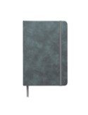 TINT Carnet A5 en PU effet patine Matières : papier recyclé Couleurs : bleu pétrole impression logo haute qualité