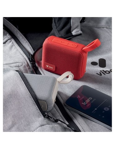 OBLO Enceinte sans fil 5W Matières : ABS Couleurs : rouge accessoire événementiel unique