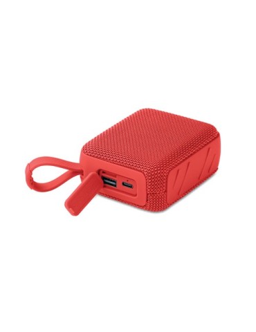 OBLO Enceinte sans fil 5W Matières : ABS Couleurs : rouge marquage laser ultra précis
