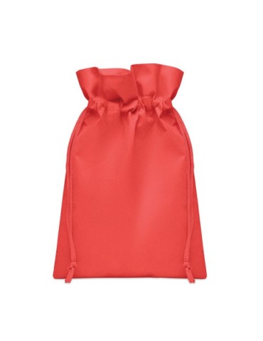 OKURIMONO Petite pochette cadeau en RPET Couleurs : rouge cadeau entreprise pas cher