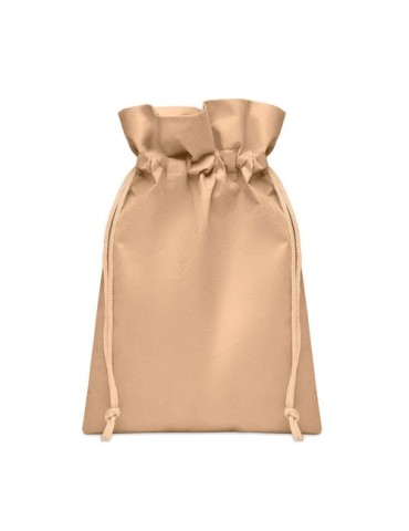 OKURIMONO Petite pochette cadeau en RPET Couleurs : ivoire impression haute définition