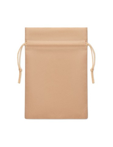 OKURIMONO Petite pochette cadeau en RPET Couleurs : ivoire objet promotionnel éco-responsable