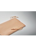 OKURIMONO Petite pochette cadeau en RPET Couleurs : ivoire impression logo haute qualité