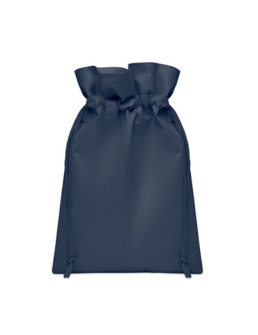 OKURIMONO Petite pochette cadeau en RPET Couleurs : bleu goodies publicitaire événementiel