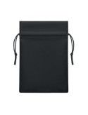 OKURIMONO Petite pochette cadeau en RPET Couleurs : noir accessoire événementiel unique