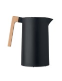 SERVIR Carafe à double paroi 1L Couleurs : noir personnalisable avec votre logo