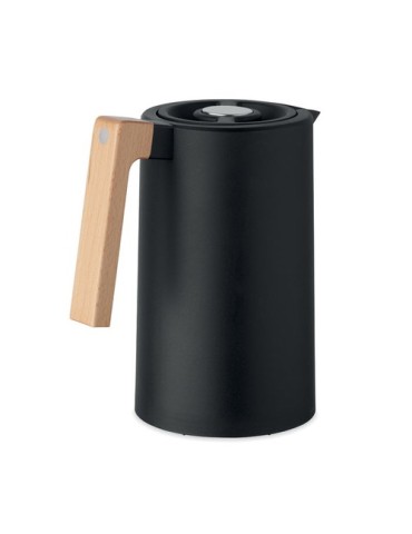 SERVIR Carafe à double paroi 1L Couleurs : noir cadeau entreprise pas cher