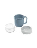 CUP ON GO Gobelet en PP 450 ml Couleurs : bleu pétrole marquage laser ultra précis