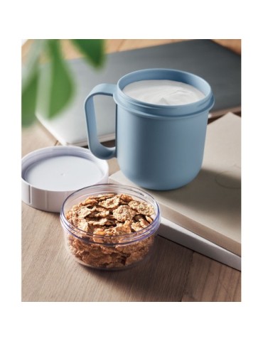 CUP ON GO Gobelet en PP 450 ml Couleurs : bleu pétrole accessoire événementiel unique
