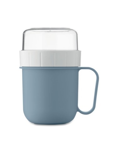 CUP ON GO Gobelet en PP 450 ml Couleurs : bleu pétrole marquage laser ultra précis