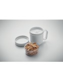 CUP ON GO Gobelet en PP 450 ml Couleurs : blanc cadeau collaborateur premium