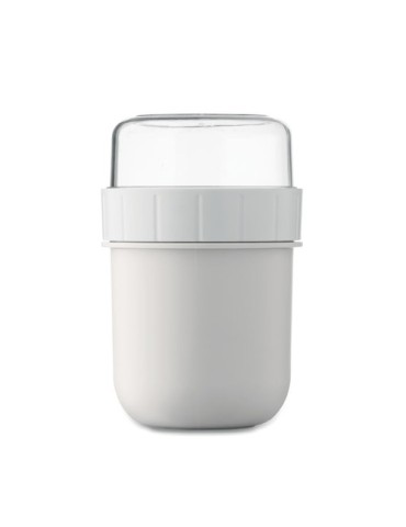 CUP ON GO Gobelet en PP 450 ml Couleurs : blanc cadeau client original