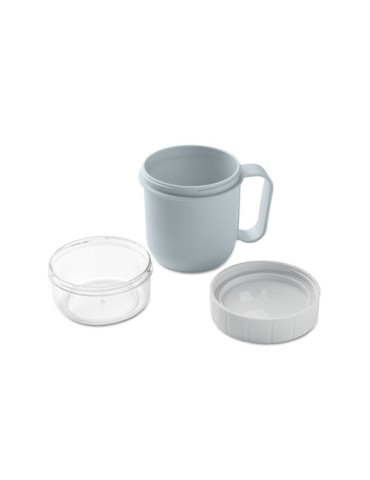 CUP ON GO Gobelet en PP 450 ml Couleurs : bleu bébé impression haute définition