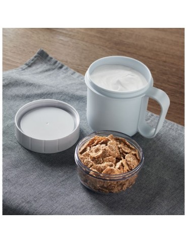 CUP ON GO Gobelet en PP 450 ml Couleurs : bleu bébé personnalisation rapide en France