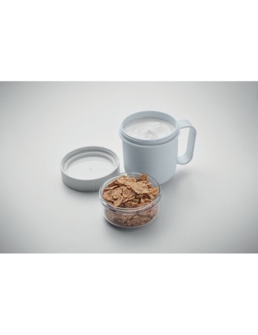 CUP ON GO Gobelet en PP 450 ml Couleurs : bleu bébé impression logo haute qualité