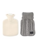 TOASTY Bouillotte 400ml Couleurs : gris impression logo haute qualité