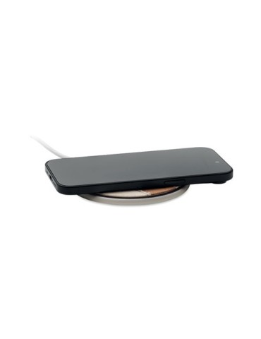 CORTLESS Chargeur sans fil liège 15W Matières : ABS Couleurs : blanc marquage laser ultra précis
