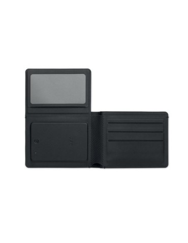 WALL Portefeuille PU localisateur Couleurs : noir personnalisation rapide en France