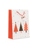 BOSSA LARGE Sac cadeau grand format Matières : papier Couleurs : blanc