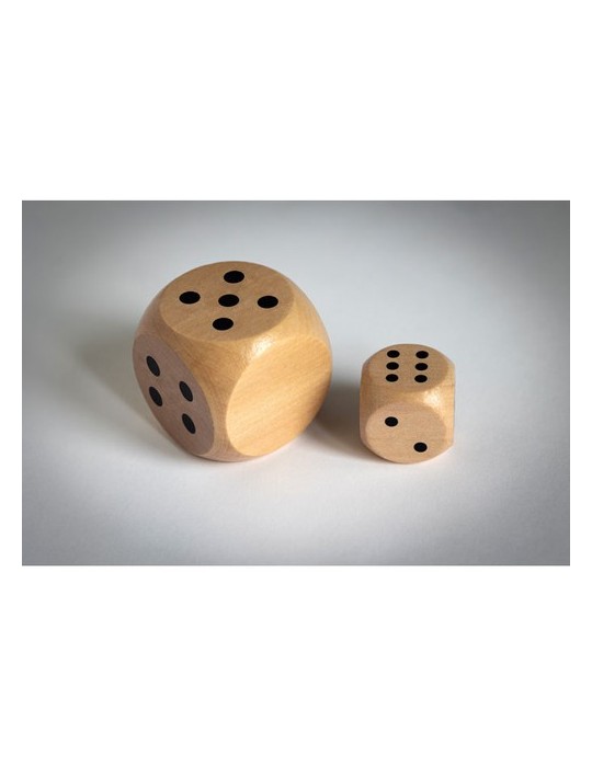 DADIN Dés en bois Schima 3cm dia