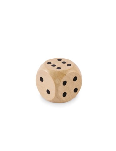DADIN Dés en bois Schima 3cm dia Couleurs : bois livraison express 24h 48h