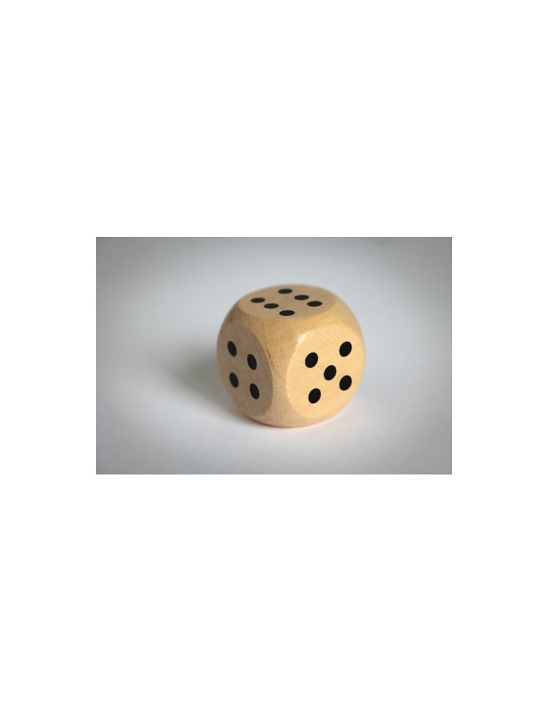 DADIN Dés en bois Schima 3cm dia