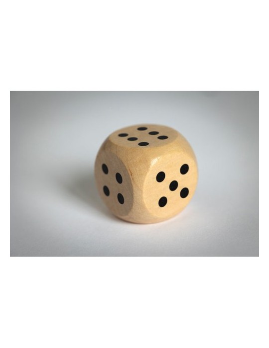 DADIN Dés en bois Schima 3cm dia