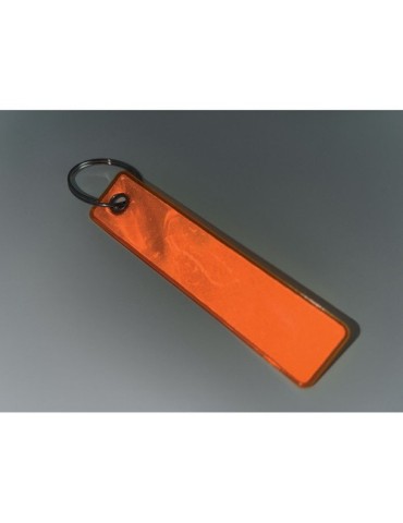 KEYFLECT Porte-clés réfléchissant PVC Couleurs : orange fluo goodies publicitaire événementiel