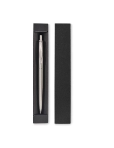 GRAZ COLOUR Stylo avec boîte Couleurs : argenté mat marquage couleur éclatante