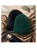 ANVIK Bonnet tricoté avec revers impression haute définition