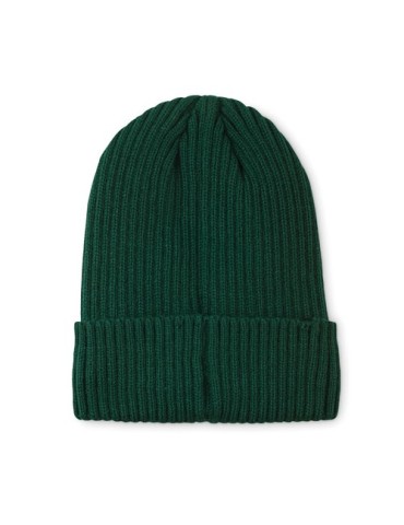 ANVIK Bonnet tricoté avec revers impression logo haute qualité