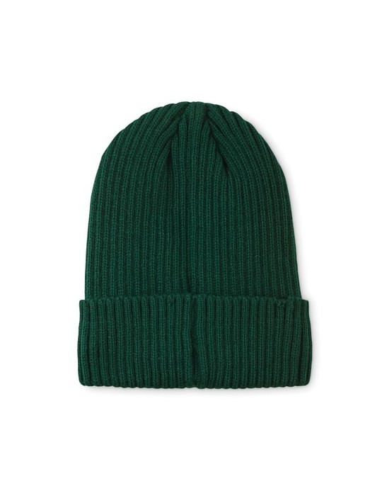 ANVIK Bonnet tricoté avec revers impression logo haute qualité