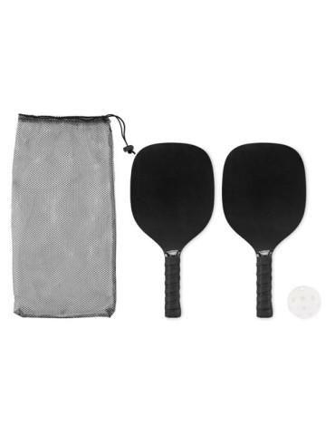 SETTY Jeu de pickleball Couleurs : noir cadeau collaborateur premium