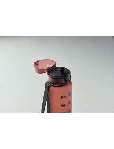 ISFORDEN MARK Bouteille de sport RPET 1L Couleurs : bordeaux objet publicitaire robuste
