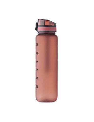 ISFORDEN MARK Bouteille de sport RPET 1L Couleurs : bordeaux impression haute définition