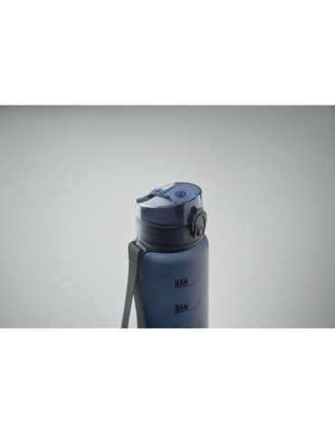 ISFORDEN MARK Bouteille de sport RPET 1L Couleurs : bleu marine cadeau client original