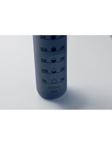 ISFORDEN MARK Bouteille de sport RPET 1L Couleurs : bleu marine personnalisation sur mesure