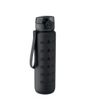 ISFORDEN MARK Bouteille de sport RPET 1L Couleurs : noir personnalisable avec votre logo