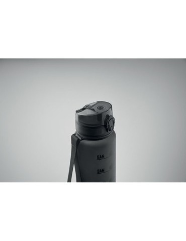 ISFORDEN MARK Bouteille de sport RPET 1L Couleurs : noir goodies publicitaire durable