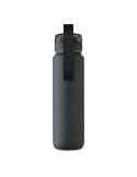 ISFORDEN MARK Bouteille de sport RPET 1L Couleurs : noir impression logo haute qualité