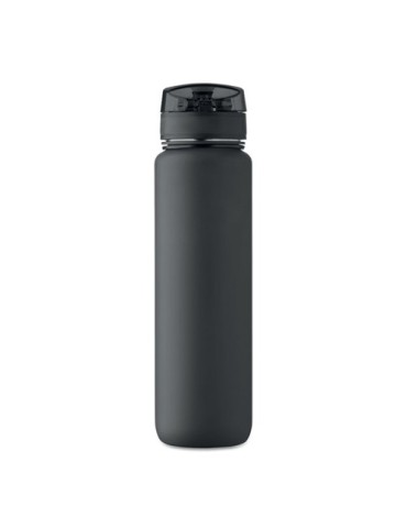 ISFORDEN MARK Bouteille de sport RPET 1L Couleurs : noir marquage couleur éclatante
