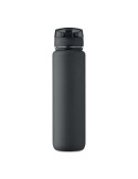 ISFORDEN MARK Bouteille de sport RPET 1L Couleurs : noir marquage couleur éclatante