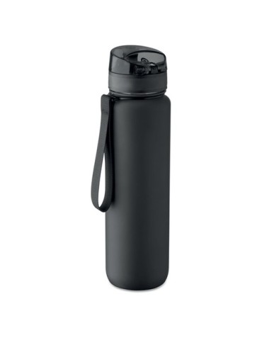 ISFORDEN MARK Bouteille de sport RPET 1L Couleurs : noir objet promotionnel éco-responsable