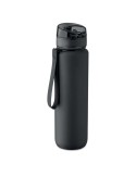 ISFORDEN MARK Bouteille de sport RPET 1L Couleurs : noir objet promotionnel éco-responsable