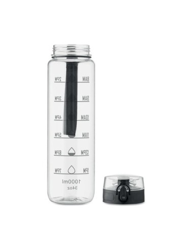 ISFORDEN MARK Bouteille de sport RPET 1L Couleurs : transparent personnalisation rapide en France