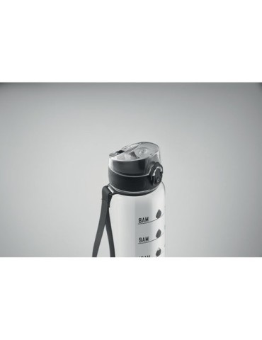ISFORDEN MARK Bouteille de sport RPET 1L Couleurs : transparent personnalisable avec votre logo
