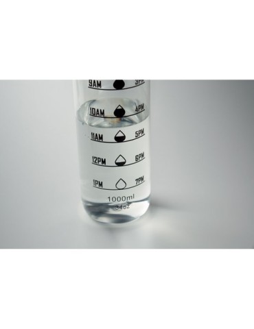 ISFORDEN MARK Bouteille de sport RPET 1L Couleurs : transparent objet promotionnel éco-responsable